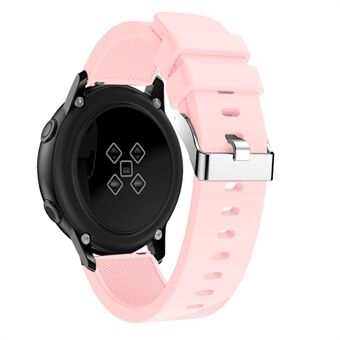 20 mm siliconen horlogeband met twill-textuur voor Samsung Galaxy Watch Active SM-R500