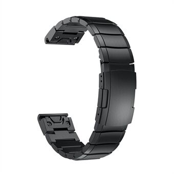 Voor Garmin Fenix 5S Quick Release Steel horlogeband vervangende band met vouwgesp