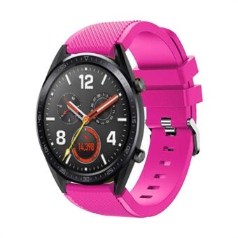 22 mm Twill-textuur siliconen horlogeband voor Huawei Watch GT / Honor Watch Magic