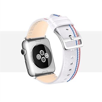 Echt lederen enkele Tour horlogeband voor Apple Watch Apple Watch Series 5 4 40mm / Series 3 2 1 38mm