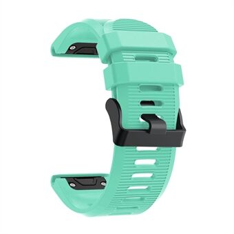Siliconen sporthorlogeband met zwarte pc-gesp voor Garmin Fenix 5X Plus