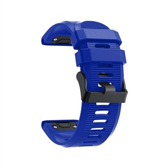 Siliconen sporthorlogeband met zwarte pc-gesp voor Garmin Fenix 5X Plus