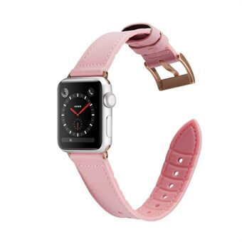 Universal vervanging van PU-leren band voor Apple Watch Series 5 4 44mm / Series 3 2 1 42mm