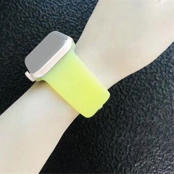 Vervanging van transparante siliconen polsband voor Apple Watch Series 3 2 1 42 mm / Series 6 SE 5 4 44 mm