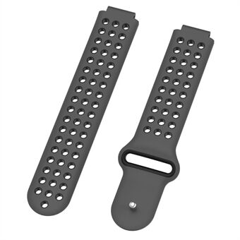 26mm Dual-kleuren siliconen horlogebandje voor Garmin Forerunner 735XT/220/230/235/620/630