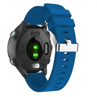 20mm Twill Skin siliconen horlogeband voor Garmin Forerunner 645/245 / 245M