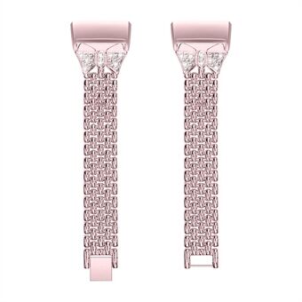 Strass decor metalen horlogeband voor Fitbit Charge 4/3 "