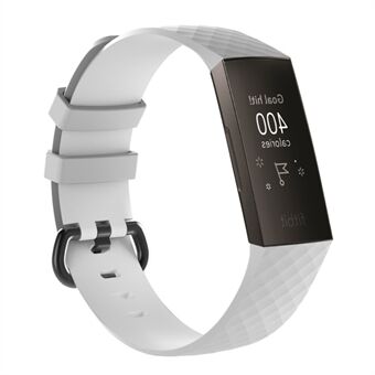 Flexibele siliconen vervanging van smartwatch-band voor Fitbit Charge 3