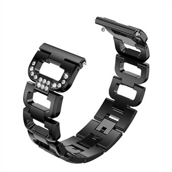 SDXHJ013 Horlogearmband t-band Steel schakelarmband Polsband voor Fitbit Versa