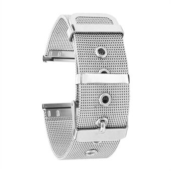 22 mm metalen Steel band Quick mesh armband vervangende armband - zilver