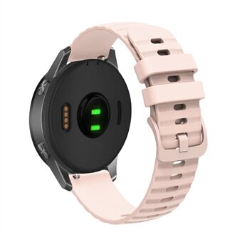 Voor Garmin Approach S40/Venu Sq/ Samsung Galaxy Watch3 41mm/Gear Sport Siliconen Horlogebanden 20mm Quick Release Wave Grain Dots Bandjes Vervanging