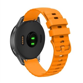 Voor Samsung Galaxy Watch3 45mm R840/Galaxy Horloge 46mm/ Garmin Forerunner 255 Siliconen horlogebanden 22mm Wave Grain Dots Vervanging horlogebandjes