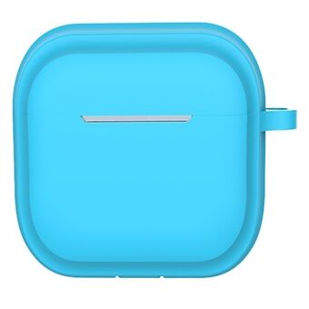 Voor AirPods 4 Hoesje Bluetooth Oordopjes Siliconen Hoesje Oordopjes Beschermhoes met Karabijnhaak