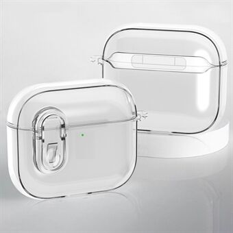 Voor Apple AirPods 4 Oordopjes Beschermhoes Snap Switch Ijskristalheldere TPU+PC Hoes