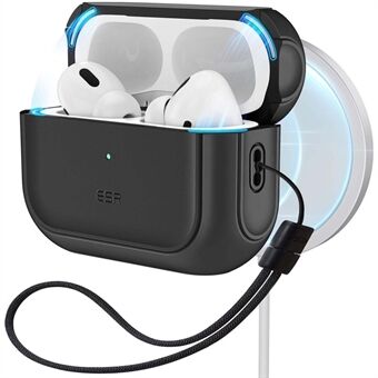 ESR Voor AirPods 4 Oordopjeshoes PC+TPU Orbit Hybride Hoes met Halolock