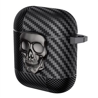 TPU + Metalen Oordopjes Cover Voor Apple AirPods met Oplaadcase (2016) / (2019) / AirPods met Draadloze Oplaadcase (2019)