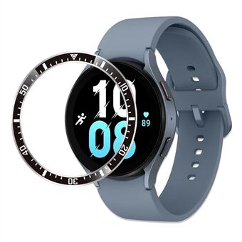 Voor Samsung Galaxy Watch 5 / 4 44mm Watch Bezel Insert Adhesive Metal Ring Frame Vervanging (Type A)