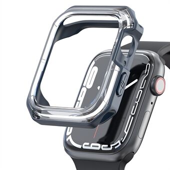 For Apple Watch SE/Series 6/5/4 40mm TPU+PC Clear Dual-color Well-protected Smart Watch Case Cover