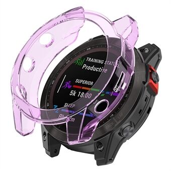 Voor Garmin Fenix 7X / 7X Solar -transparante TPU-hoes beschermhoes