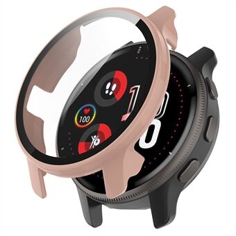 Voor Garmin Venu2 Plus duurzame harde pc-horlogehoes met ingebouwde schermbeschermer van gehard glas