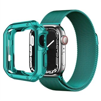 Voor Apple Watch Series 7 45 mm TPU-horlogebeschermer Quick Release-sporthorlogekast: