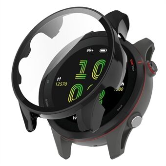 Voor Garmin Forerunner 255 Anti- Scratch Anti-val Hard PC Horloge Case Beschermhoes met Gehard Glas Screen Protector: