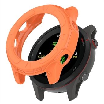 Voor Garmin Forerunner 955 Half Beschermende Flexibele TPU Case Soft Frame Schokbestendige Cover: