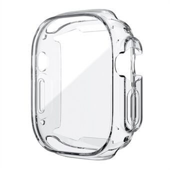 Voor Apple Watch Ultra 49 mm transparante TPU-horlogekast Anti-drop Volledige dekking beschermhoes: