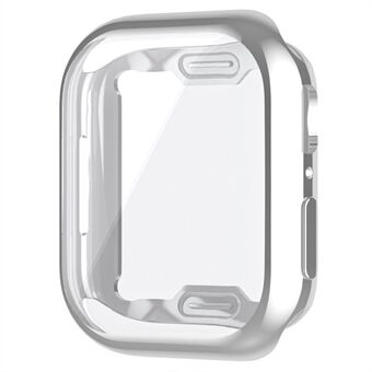 Voor Apple Watch Series 8 45mm Full Coverage TPU Watch Case Anti- Scratch Galvaniseren Beschermhoes: