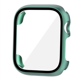 Voor Apple Watch Series 4/5/6/SE/SE (2022) 40mm/Serie 7/8 41mm Harde pc-hoes met gehard glasfilm Scratch HD-beschermhoes