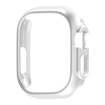 Voor Apple Watch Ultra 49mm Hard PC Frame Cover Galvaniseren uitgeholde anti- Scratch beschermhoes