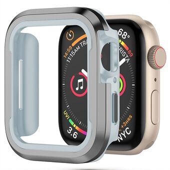 Voor Apple Watch Series 7 45 mm / 8 45 mm 2 in 1 aluminium frame + TPU bumper horlogekast beschermhoes