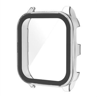 Voor Garmin Venu Sq 2 harde pc-hoes Volledige dekking Schokbestendige horlogehoes met schermbeschermer van gehard glas