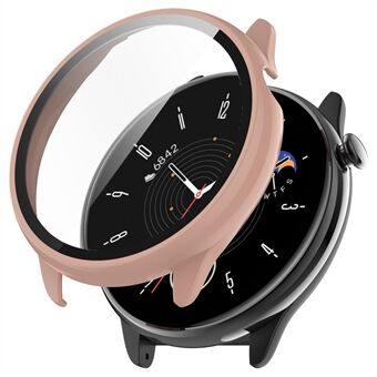 Voor Huami Amazfit GTR Mini (A2174) pc-horlogekast met geïntegreerde schermbeschermer van gehard glas