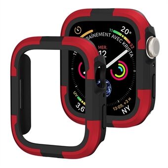 Voor Apple Watch Series 6 / 5 / 4 / SE / SE (2022) 44 mm TPU + pc-beschermhoes Watch Frame Cover