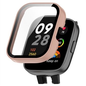 ENKAY Hat Prince voor Xiaomi Redmi Band 3 harde pc-horlogekast Algehele beschermhoes met HD-film van gehard glas