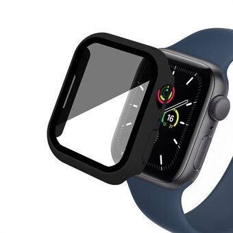 Voor Apple Watch Series 8 / 7 45 mm matte horlogekast Anti Spy gehard glasfilm Harde pc-horlogekast