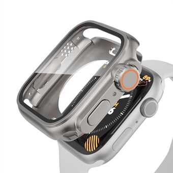 Harde pc-behuizing voor Apple Watch Series 6 5 4 SE (2022) SE 40 mm, waterdichte hoes met schermbeschermer van gehard glas