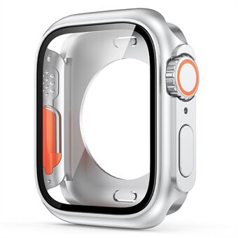 Voor Apple Watch Series 8 7 45 mm Algehele beschermhoes Harde pc-horlogekast met schermbeschermer van gehard glas