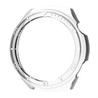 Voor Huawei Watch 4 Pro Anti- Scratch pc-horlogekast Hol beschermend frame met schaal