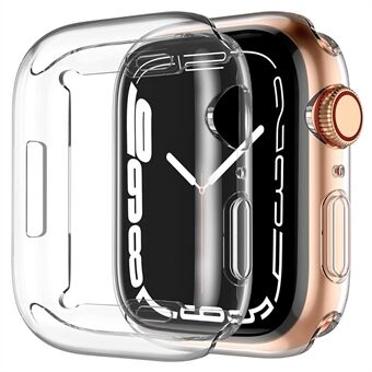 Voor Apple Watch Series 8 41mm Algehele beschermhoes Transparant HD Sensitive Touch TPU Cover Watch Case: