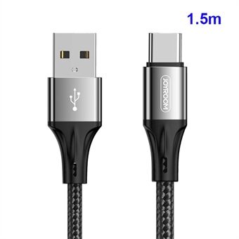 JOYROOM 1.5M Nylon Gevlochten Type-C USB Data Sync Oplaadkabel voor Samsung Huawei Xiaomi