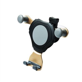 UN-11 Auto Telefoon Houder Luchtklep Mount 360 ° Rotatie Zwaartekracht Auto Clamp Cradle Clip