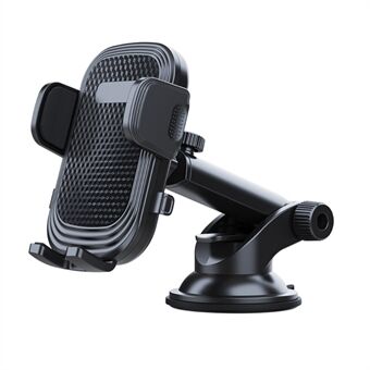 Draaibare Auto Dashboard Voorruit Mobiele Telefoon Telescopische Arm Houder Stand Zuignap Beugel