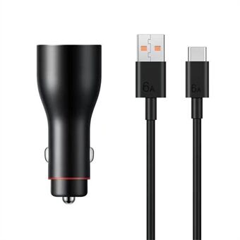 HUAWEI P0006 Supersnelle Autolader 66W Max Autolader met 2 USB-A Uitgangspoorten