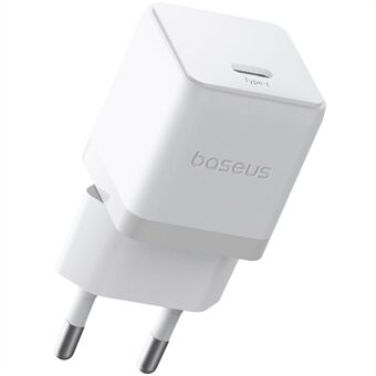 BASEUS Palm USB-C Enkelvoudige Poort 20W Sneloplader EU Stekker Wandlaadadapter