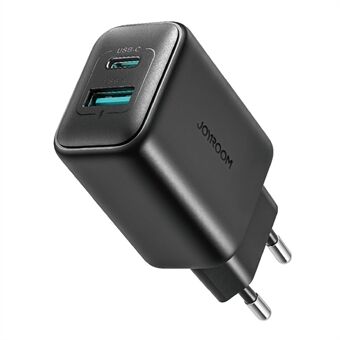 JOYROOM JJR-TCF23 25W Oplader USB-C+USB-A Dual Port Snellader Adapter, EU Stekker