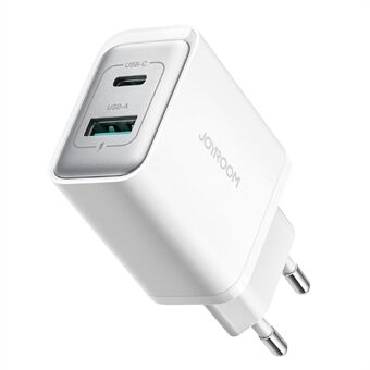 JOYROOM JR-TCF15 30W Wandlader USB-C+USB-A Dual Poort PD Snellader Adapter, EU Stekker