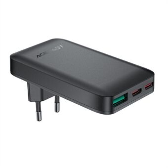 ACEFAST A100 PD 65W Snelle Oplader GaN Wandlader met 2xUSB-C+USB-A, EU Stekker