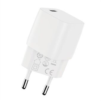 ROCK T70 PD 20W lichtnetadapter Snel opladende draagbare muuroplader voor iPhone